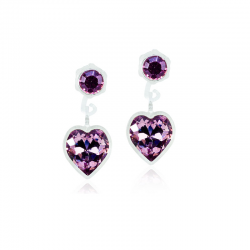 Orecchini Cuori Pendenti D19  Blomdahl