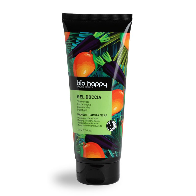 Gel Doccia Mango e Carota nera Bio Happy Gel Doccia Mango e Carota nera Bio Happy
