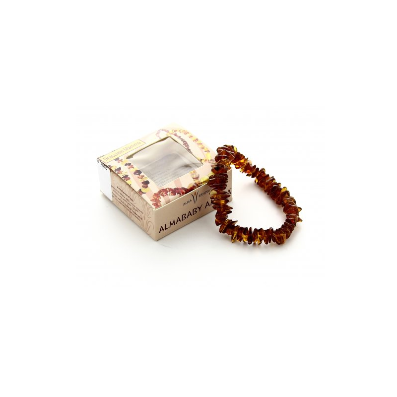Bracciale Ambra Cognac Alma Briosa