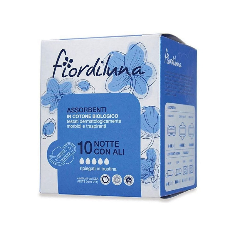 Assorbenti notte con ali Fiordiluna Assorbenti notte con ali Fiordiluna