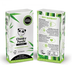 Bamboo fazzolettini di carta pocket The cheeky panda