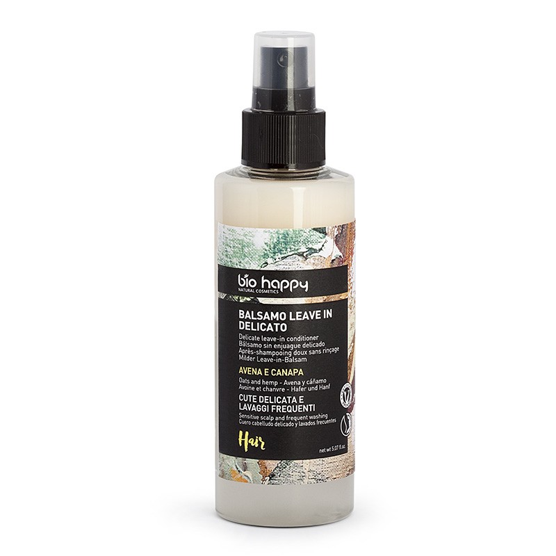 Balsamo Leave in Delicato Avena e Canapa Bio Happy Balsamo Leave in Delicato Avena e Canapa Bio Happy