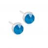 Orecchini Beta B40 Blu Elettrico Blomdahl