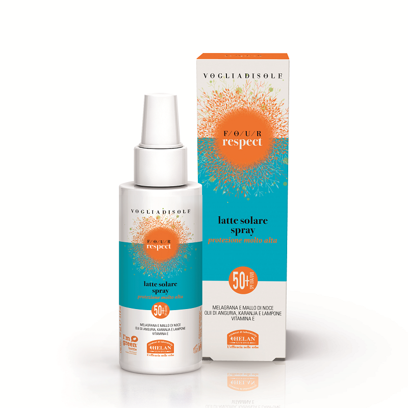 Latte solare spray SPF50+ Helan Latte solare spray SPF50+ Helan