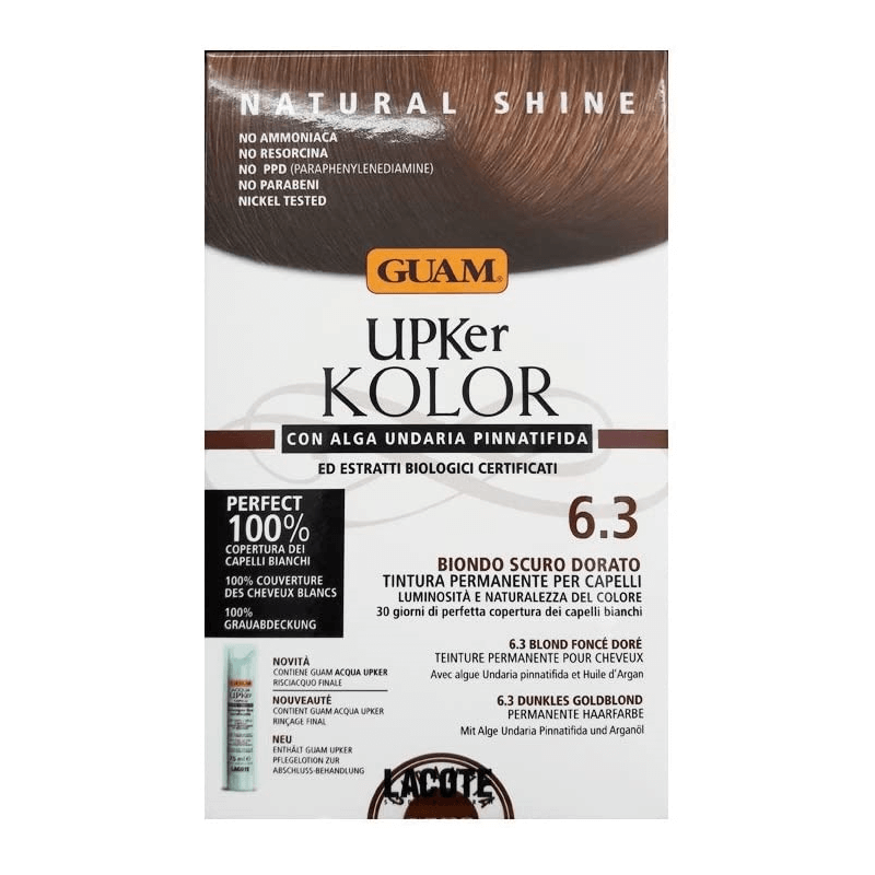 Tintura 6.3 Biondo Scuro Dorato Upker Kolor Guam