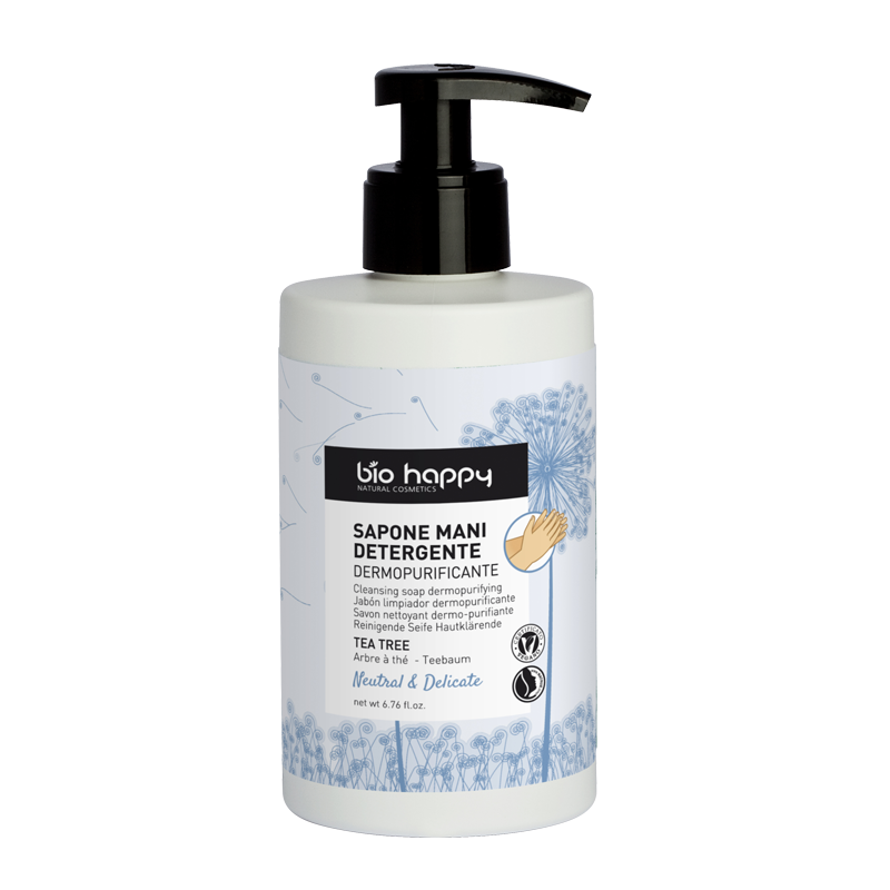 Sapone Mani Detergente Tea Tree Bio Happy Sapone Mani Detergente Tea Tree Bio Happy