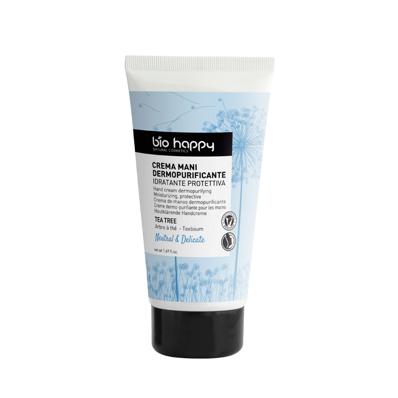 Crema Mani Dermopurificante Tea Tree Bio Happy Crema Mani Dermopurificante Tea Tree Bio Happy
