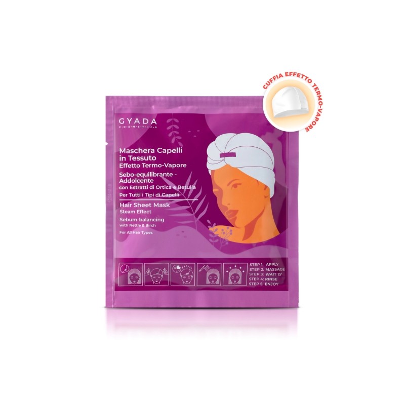Maschera Capelli In Tessuto Sebo-Equilibrante Addolcente Gyada Maschera Capelli In Tessuto Sebo-Equilibrante Addolcente Gyada