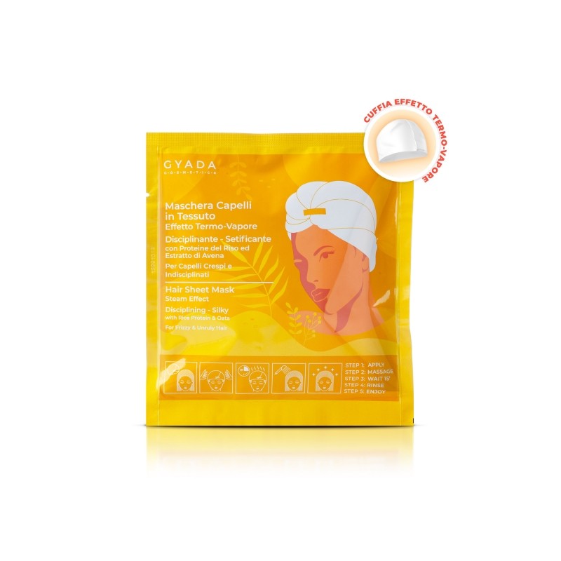 Maschera Capelli In Tessuto Disciplinante Setificante Gyada Maschera Capelli In Tessuto Disciplinante Setificante Gyada