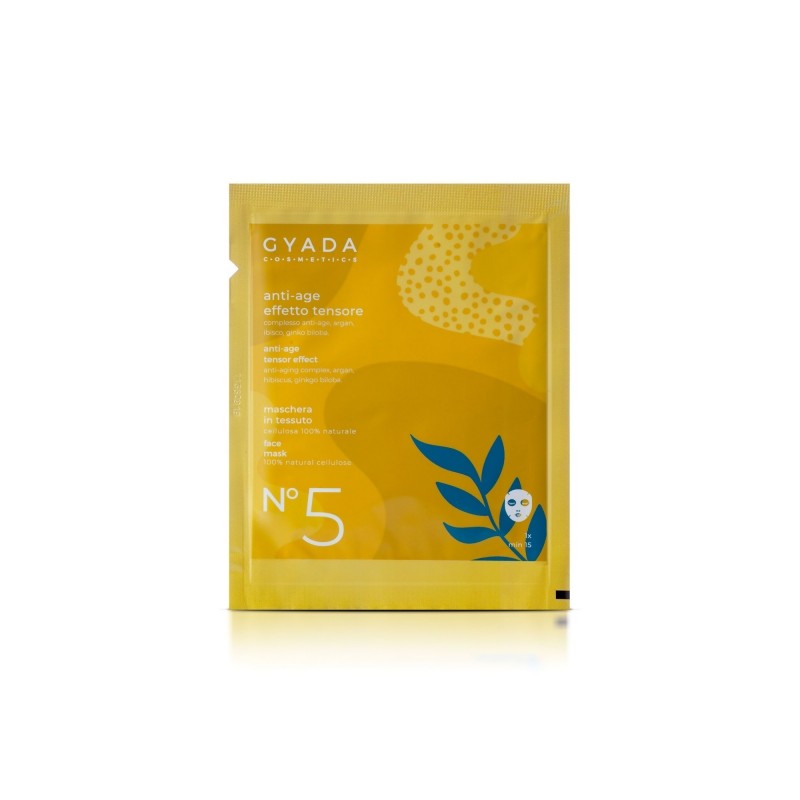 Maschera In Tessuto N.5 Anti-Age / Effetto Tensore Gyada Maschera In Tessuto N.5 Anti-Age / Effetto Tensore Gyada