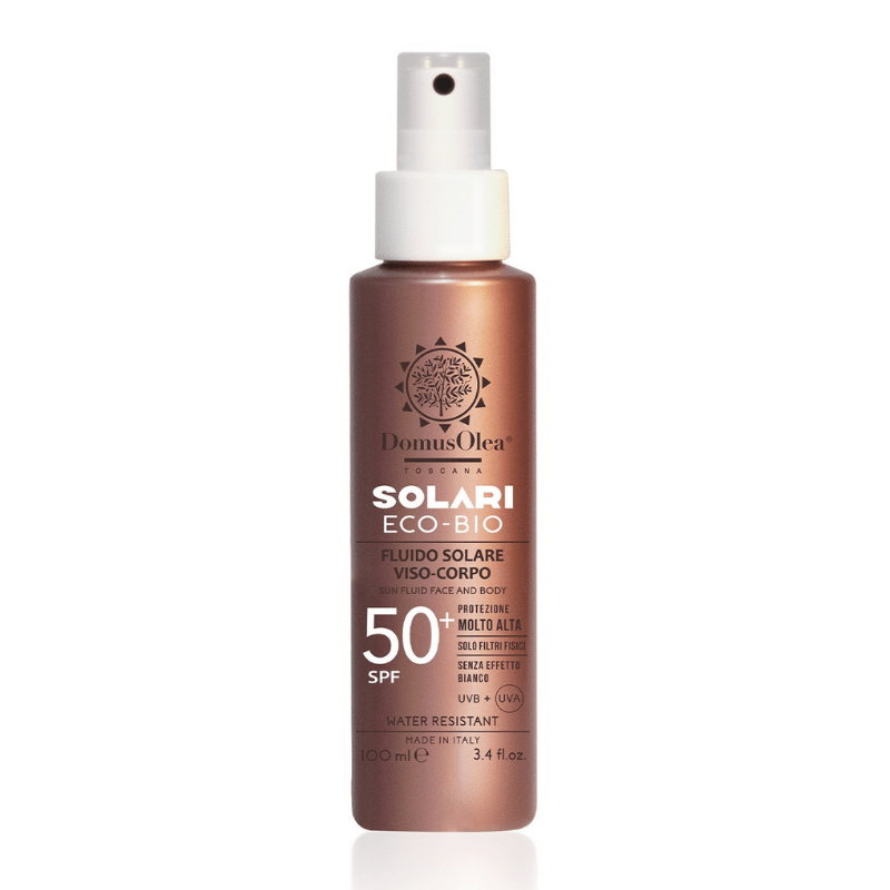 Fluido Solare Viso Corpo SPF 50+ Domus Olea Toscana Fluido Solare Viso Corpo SPF 50+ Domus Olea Toscana