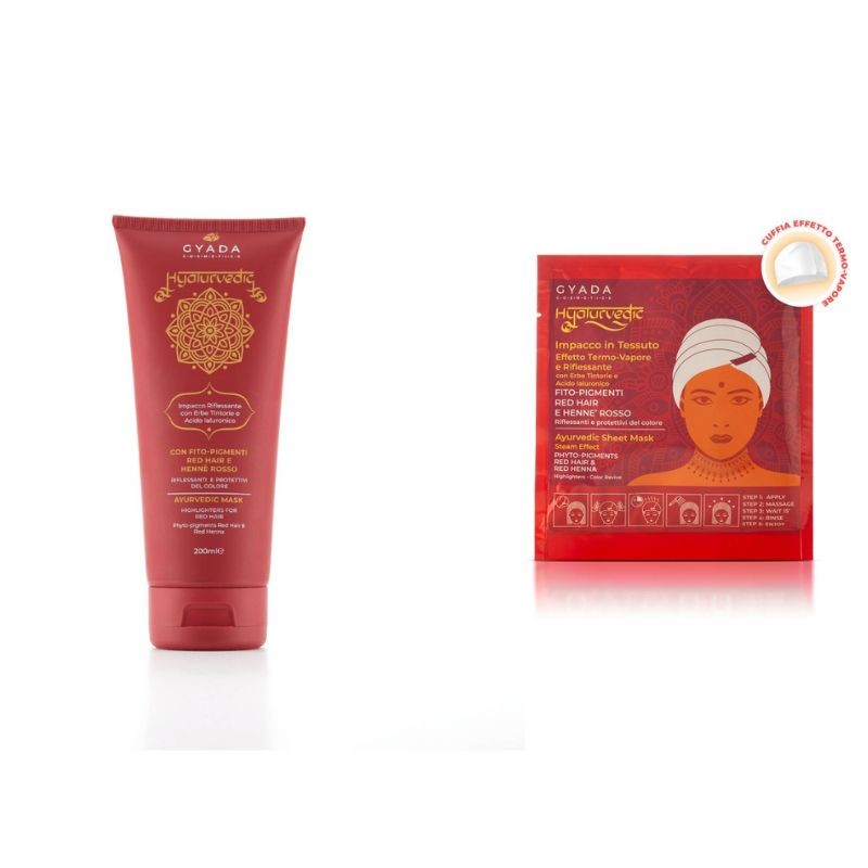 Set Impacco Ayurvedico Riflessante Red Hair Set Impacco Ayurvedico Riflessante Red Hair