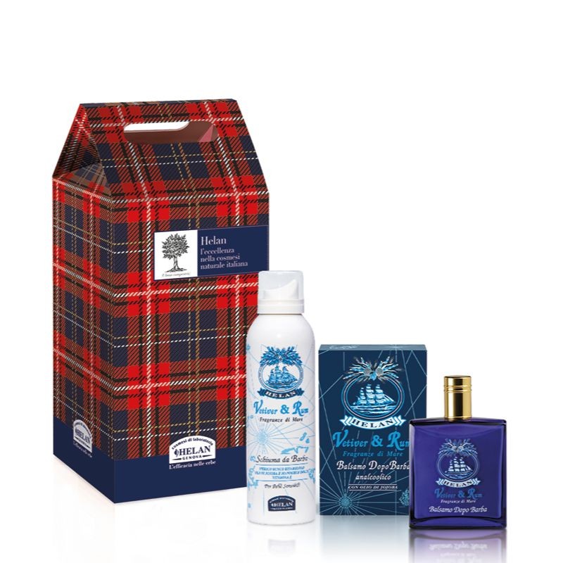 Confezione regalo Linea Vetiver & Rum Helan Confezione regalo Linea Vetiver & Rum Helan