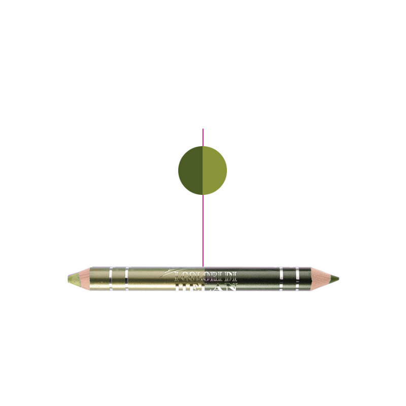 Bio Matitone Duo Occhi Giada Verde Muschio Helan Bio Matitone Duo Occhi Giada Verde Muschio Helan