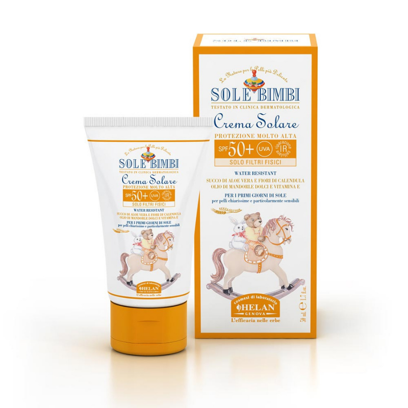 Crema solare SPF 50+ Linea Bimbi Helan Crema solare SPF 50+ Linea Bimbi Helan