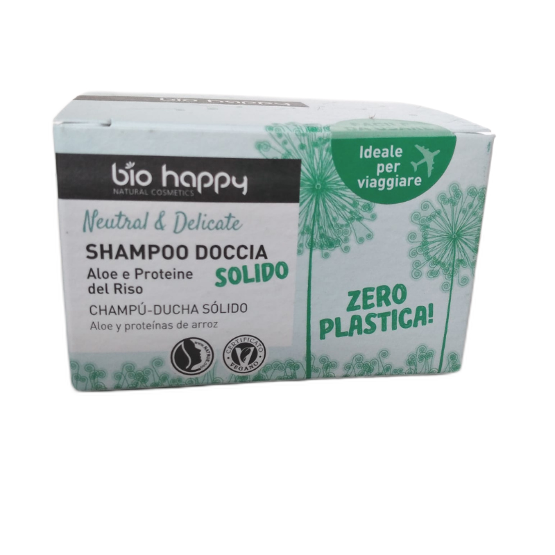 Shampoo doccia solido Neutral & Delicate Bio Happy Shampoo doccia solido Neutral & Delicate Bio Happy