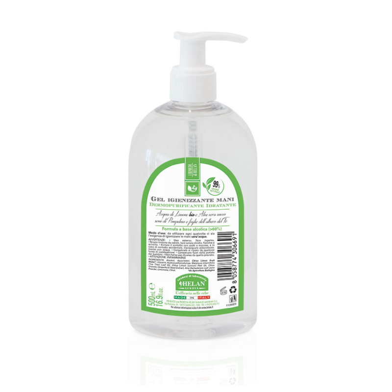 Gel igienizzante mani dispenser Helan Gel igienizzante mani dispenser Helan