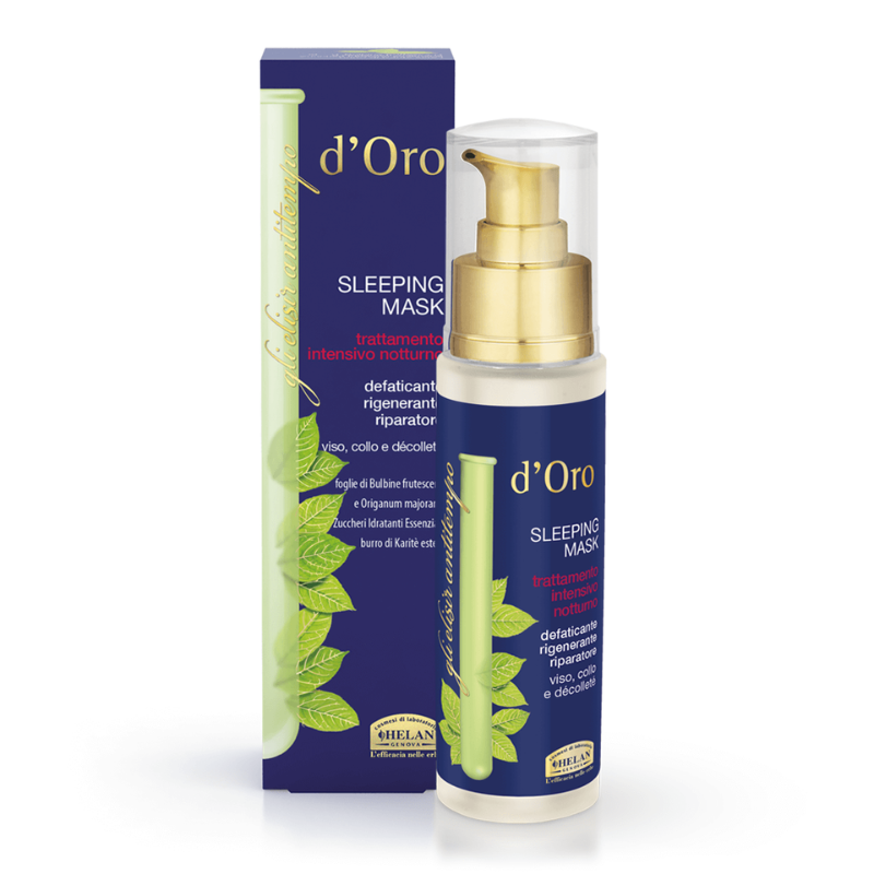 Maschera Viso Trattamento Notte Sleeping Mask Helan