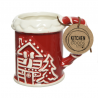 Tazza in dolomite rossa e bianca  Kitchen goods&more