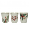 Confezione Natale Tre Tazze in porcellana Kitchen goods&more