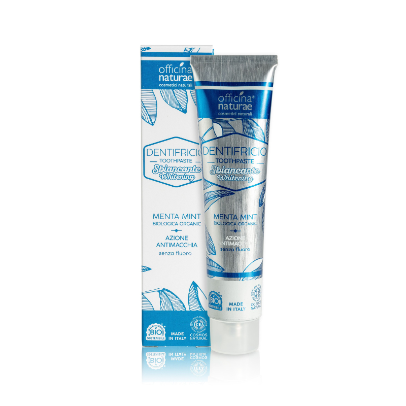 Dentifricio Naturale Sbiancante Menta Officina Naturae Dentifricio Naturale Sbiancante Menta Officina Naturae