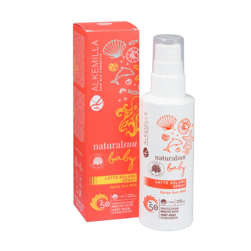 Latte Solare Spray Protezione Molto Alta Baby SPF 50 + Alkemilla