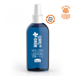 Spray Solare effetto trasparente SPF30 Monoï de Tahiti Helan