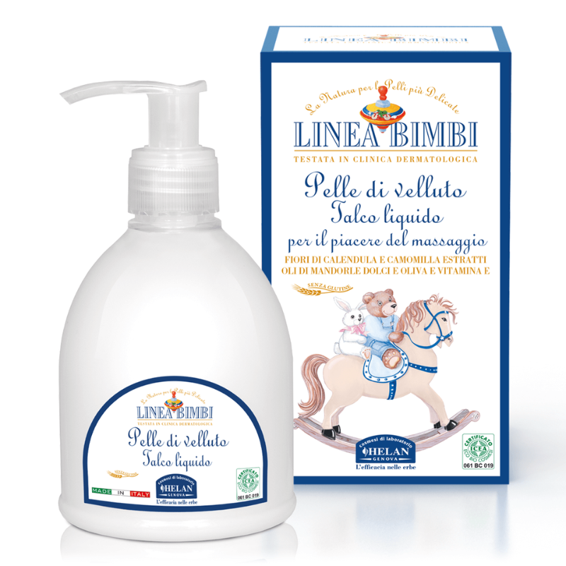 Talco Liquido Pelle di Velluto 240 ml Helan