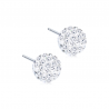 Orecchini sfera grande Crystal E3 Blomdahl