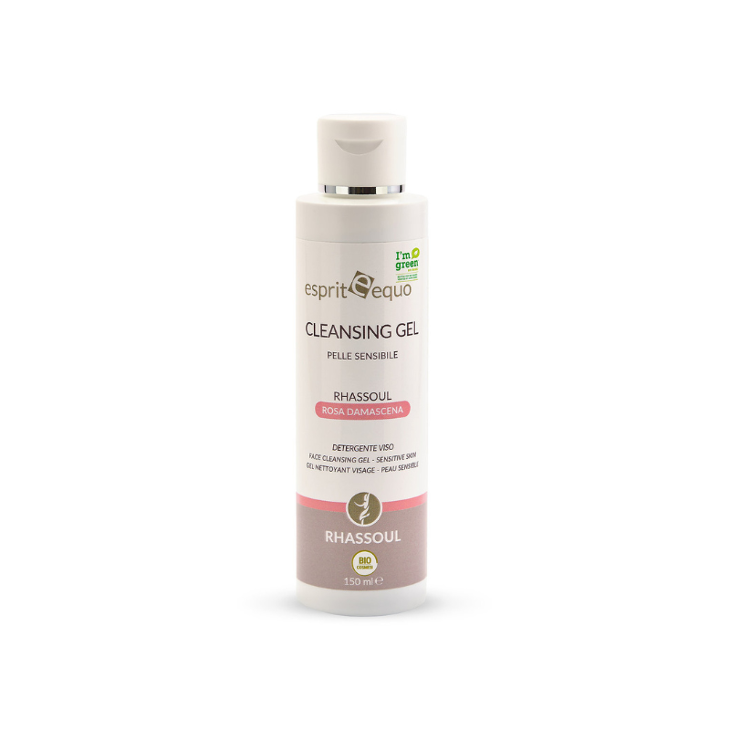 Gel Detergente Viso pelle sensibile Rhassoul Esprit Equo
