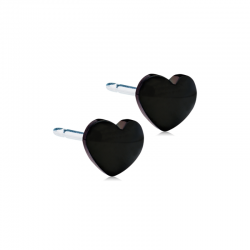 Orecchini Cuore Nero E11 Blomdahl