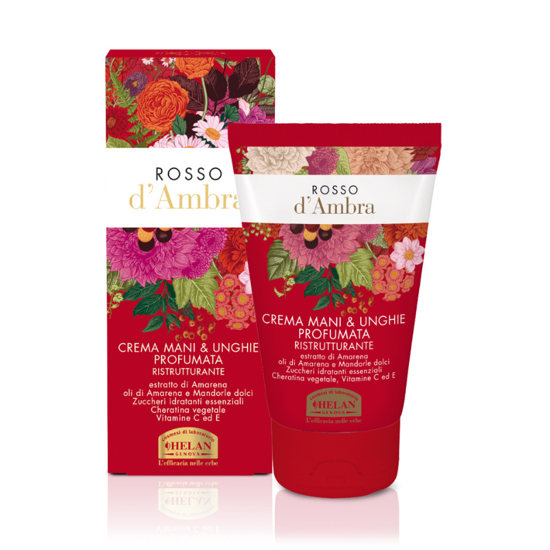 Rosso d'Ambra  Crema Mani & Unghie Profumata Helan