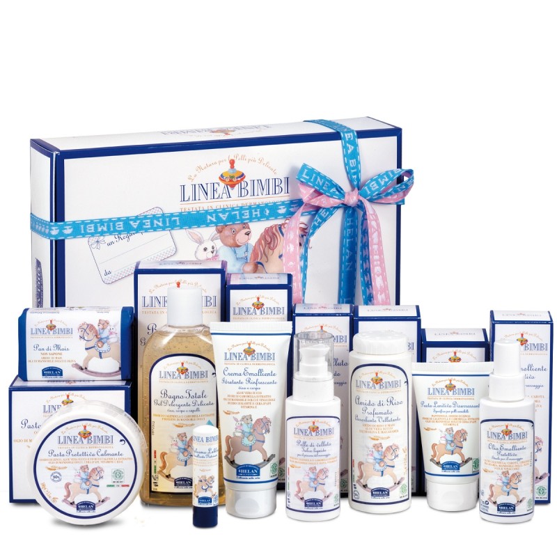 Confezione regalo nascita Prime coccole Linea Bimbi Helan Confezione regalo nascita Prime coccole Linea Bimbi Helan