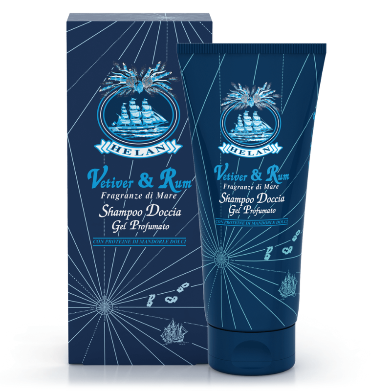 Vetiver & Rum Shampoo Doccia Gel Profumato Helan Vetiver & Rum Shampoo Doccia Gel Profumato Helan