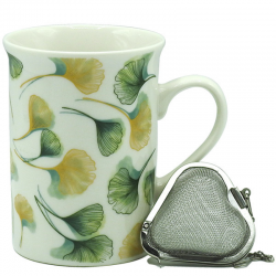 Set Ginko Dorato Con Filtro Cuore In Metallo Victor collection