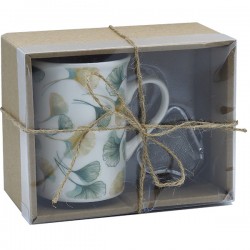 Set Ginko Dorato Con Filtro Cuore In Metallo Victor collection