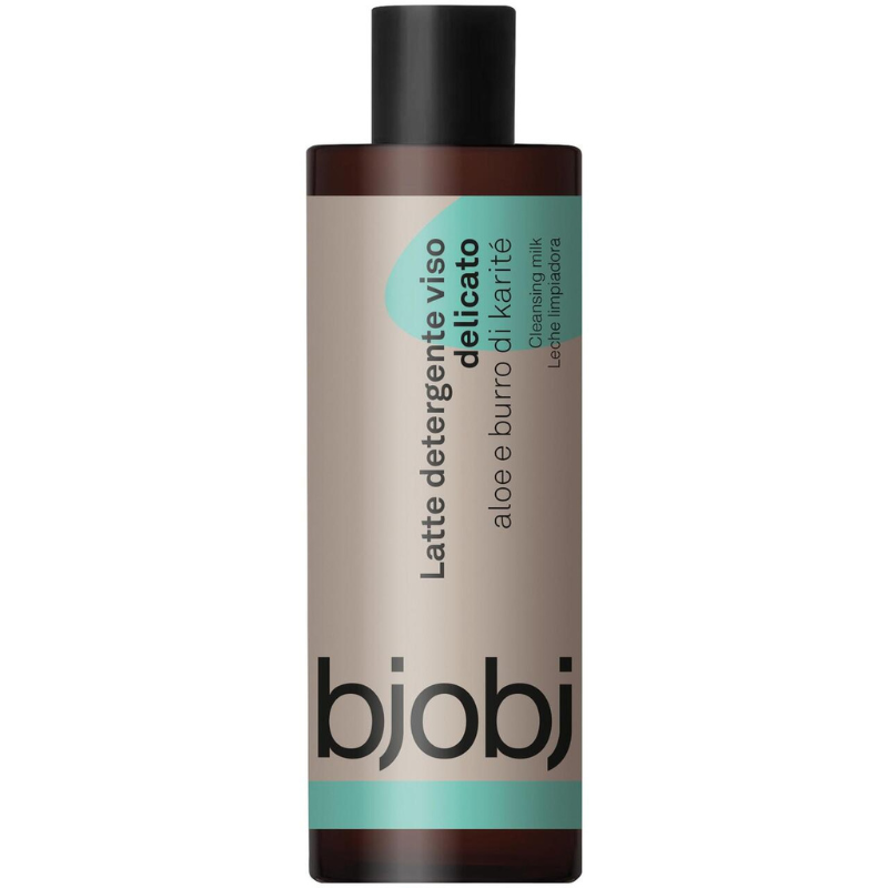 Latte detergente viso delicato aloe e burro di karitè Bjobj Latte detergente viso delicato aloe e burro di karitè Bjobj
