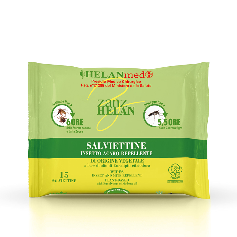 Zanz Salviettine insetto Acaro Repellente Helan Zanz Salviettine insetto Acaro Repellente Helan