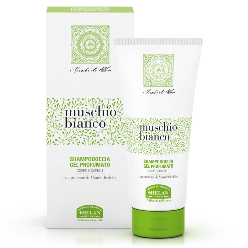 Muschio Bianco Shampoodoccia Gel Profumato Helan Muschio Bianco Shampoodoccia Gel Profumato Helan