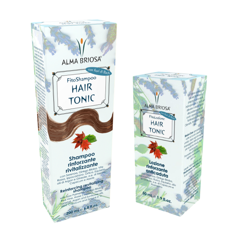 Set rinforzante capelli Hair Tonic Alma Briosa