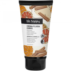 Crema fluida corpo Arancia e Cannella Bio Happy