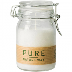 Candela in vetro 100% olio di cocco Pure