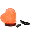 Lampada di sale dell'himalaya cuore Idea