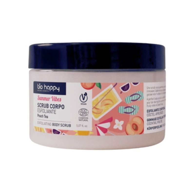Scrub corpo esfoliante peach tea Bio Happy
