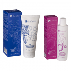 Set Peeling + crema anticellulite 90/60/90 Alkemilla