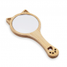 Specchio pocket gatto in bamboo Mood