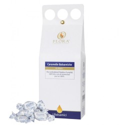 Caramelle balsamiche al miele e oli essenziali puri 100% Flora per alito fresco e benessere della gola