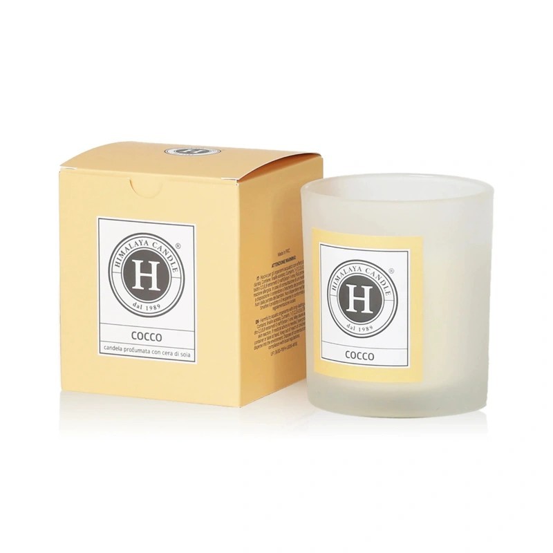 Candela al cocco in  Cera di Soia – Idea Regalo Profumata