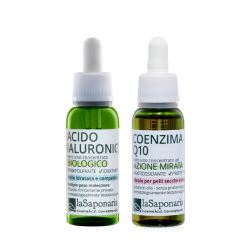 Set antiage La Saponaria con acido ialuronico e Q10 in confezione regalo