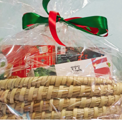 Cesto Artigianale con Tisane Bio Assortite | Idea Regalo Naturale